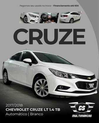 CHEVROLET CRUZE 1.4 TURBO LT 16V FLEX 4P AUTOMÁTICO